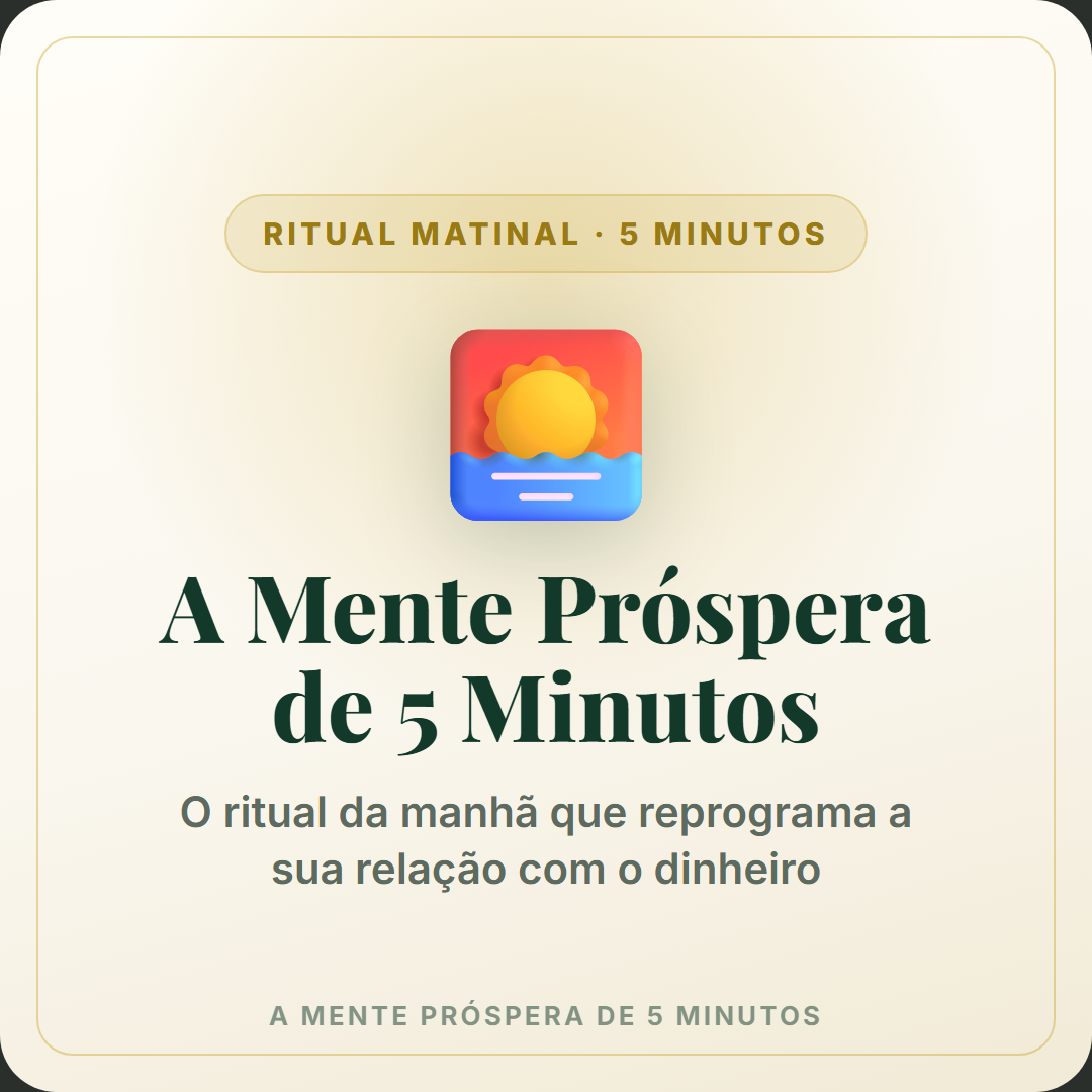 A Mente Próspera de 5 Minutos